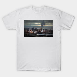 Smoke Towers, Port Talbot Steel Works - 2014 T-Shirt